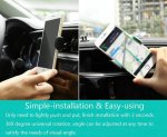 Baseus Stable Series Car Mount - поставка за радиатора на кола за смартфони с ширина до 8 см (черна) 5