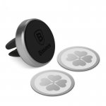 Baseus Magnetic Car Air Vent Holder - магнитна поставка за радиатора на кола за смартфони (черен) 2