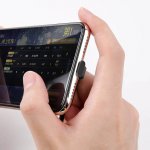 Baseus Suction Cup Lightning USB Cable - Lightning кабел за iPhone, iPad и iPod с Lightning (черен) 1