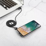 Baseus Suction Cup Lightning USB Cable - Lightning кабел за iPhone, iPad и iPod с Lightning (черен) 3