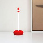 Baseus Apple Pencil Silicone Holder - силиконова поставка за Apple Pencil (червен) 5