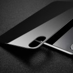 Baseus Back Glass Film - калено стъклено защитно покритие за задната част на iPhone X (черен) 7