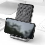 Baseus Vertical Desktop Wireless Charger - поставка (пад) за безжично захранване за Qi съвместими устройства (черен) 5