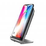 Baseus Vertical Desktop Wireless Charger - поставка (пад) за безжично захранване за Qi съвместими устройства (черен) 1