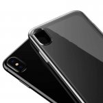 Baseus Simple Case - силиконов (TPU) калъф за iPhone X (черен) 3