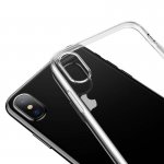 Baseus Simple Case - силиконов (TPU) калъф за iPhone X (прозрачен) 4