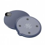 Baseus Digtal LED Display Wireless Charger - поставка (пад) за безжично захранване с Fast Charge и LED дисплей за QI съвместими устройства (син) 3