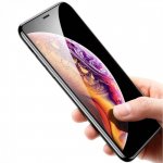 Baseus Full Screen Tempered Glass (0.30 mm) - калено стъклено защитно покритие за целия дисплей на iPhone XS Max (прозрачен-черен)  2