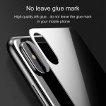 Baseus Back Glass Film - калено стъклено защитно покритие за задната част на iPhone XS Max (черен) 2