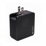 4smarts Travel Charger Set VoltPlug QC/PD 48W - захранване за ел. мрежа с USB-A изход и USB-C изход с адаптори за USA и UK стандарт (48W) (черен) 4