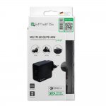4smarts Travel Charger Set VoltPlug QC/PD 48W - захранване за ел. мрежа с USB-A изход и USB-C изход с адаптори за USA и UK стандарт (48W) (черен) 7
