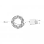 Artwizz PowerPlug with Integrated USB-C cable (2m) 15W - захранване за ел. мрежа с вграден USB-C кабел (бял) 1