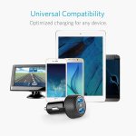 Anker PowerDrive Elite 2 with PowerIQ 24W Car Charger - зарядно за кола с два USB изхода (черен) 5