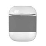 4smarts Wireless Charging Case - предпазен калъф за безжично зареждане за Apple Airpods (бял-сив) 2