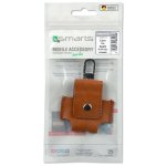 4smarts Case with Carabiner - предпазен кожен калъф за Apple Airpods (кафяв) 2