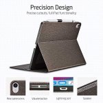 ESR Premium Simplicity Folio Case - текстилен калъф и поставка за iPad Pro 11 (2018) (тъмносин) 3