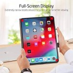 ESR Premium Simplicity Folio Case - кожен калъф и поставка за iPad Pro 11 (2018) (кафяв) 4