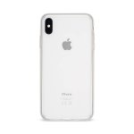 Artwizz Bumper + Second Back - силиконов (TPU) бъмпер и стъклено защитно покритие за гърба за iPhone XS Max (бял-прозрачен) 4