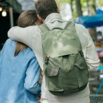 Case Logic Lodo Large Backpack LODP-115DBL - елегантна и качествена раница за MacBook Pro 15 и лаптопи до 15.6 инча (син) 7