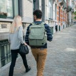 Case Logic Lodo Large Backpack LODP-115GRE - елегантна и качествена раница за MacBook Pro 15 и лаптопи до 15 инча (зелен) 9