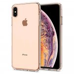 Spigen Liquid Crystal Case - тънък качествен термополиуретанов кейс за iPhone XS Max (прозрачен)  1