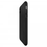 Spigen Thin Fit 360 - комплект тънък матиран кейс и стъклено защитно покритие за целия дисплей за iPhone XS Max (черен) 3