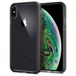 Spigen Neo Hybrid Case Crystal - хибриден кейс с висока степен на защита за iPhone XS Max (прозрачен-сив) 4