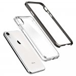 Spigen Neo Hybrid Case Crystal - хибриден кейс с висока степен на защита за iPhone XR (прозрачен-сив) 3