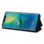 Huawei Wallet Cover Case - оригинален кожен калъф с поставка за Huawei Mate 20 Pro (черен) 1