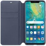 Huawei Wallet Cover Case - оригинален кожен калъф с поставка за Huawei Mate 20 Pro (тъмносин) 2