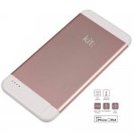 Kit Executive Power Bank 4100mAh - външна батерия 4100mAh с вграден MFI Lightning кабел за Apple продукти (розово злато) 4