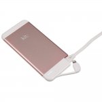 Kit Executive Power Bank 4100mAh - външна батерия 4100mAh с вграден MFI Lightning кабел за Apple продукти (розово злато) 2