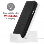 CaseMate Barely There Folio Case - кожен калъф, тип портфейл за iPhone XR (черен) 1