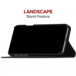 CaseMate Barely There Folio Case - кожен калъф, тип портфейл за iPhone XR (черен) 3