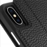 CaseMate Barely There Folio Case - кожен калъф, тип портфейл за iPhone XS Max (черен) 1