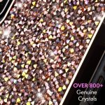 CaseMate Brilliance Case - кейс с висока защита и кристали за iPhone XS Max (розово злато) 2