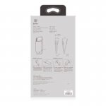 Baseus Plaid Backpack Power Bank Battery Case - удароустойчив кейс с вградена батерия 3500mAh за iPhone XS, iPhone X (черен) 8