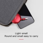 Baseus Little Octopus 3in1 Cable MicroUSB, USB-C and Lightning Connectors - качествен USB кабел с Lightning, microUSB и USB-C конектори (червен) 6