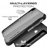 Ghostek Cloak 4 Case  - хибриден удароустойчив кейс за iPhone XS, iPhone X (прозрачен-черен) 2