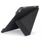 Torrii Torrio Plus Case - кожен кейс и поставка с отделение за Apple Pencil за iPad Pro 12.9 (2018) (черен) 6