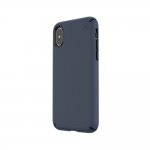 Speck Presidio Pro Case - удароустойчив хибриден кейс за iPhone XS, iPhone X (тъмносин) 1