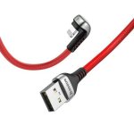 Baseus U-Shaped Mobile Game Cable - Lightning USB кабел за iPhone, iPad и iPod с Lightning (100 см) (червен) 2