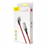 Baseus U-Shaped Mobile Game Cable - Lightning USB кабел за iPhone, iPad и iPod с Lightning (100 см) (червен) 6