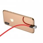 Baseus U-Shaped Mobile Game Cable - Lightning USB кабел за iPhone, iPad и iPod с Lightning (100 см) (червен) 5