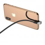 Baseus U-Shaped Mobile Game Cable - Lightning USB кабел за iPhone, iPad и iPod с Lightning (200 см) (черен) 4
