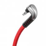 Baseus U-Shaped Mobile Game Cable - Lightning USB кабел за iPhone, iPad и iPod с Lightning (200 см) (червен) 3