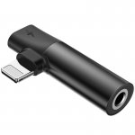 Baseus Lightning & Audio Adapter - Lightning адаптер с Lightning порт и 3.5 мм аудио вход за устройства с Lightning порт (черен) 7