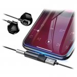 Baseus Lightning & Audio Adapter - Lightning адаптер с Lightning порт и 3.5 мм аудио вход за устройства с Lightning порт (черен) 6