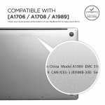 Elago Slim Case - предпазен поликарбонатов кейс за Apple MacBook Pro 13 Touch Bar и MacBook Pro 13 (Mid 2016), (Late 2017), (Mid 2018) (тъмносив) 7