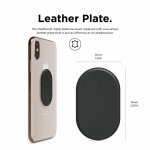 Elago Hexa Magnetic Aluminum Car Mount - алуминиева магнитна поставка за радиатора на кола за смартфони (черна) 2